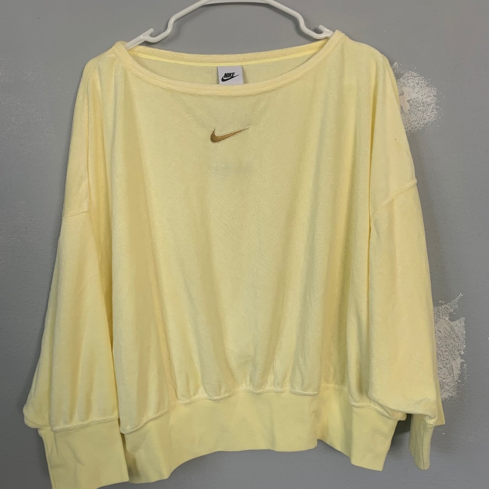 Yellow Nike Long Sleeve Shirt
